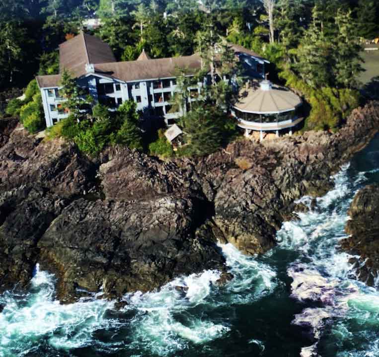 mansion on ocean front cliff